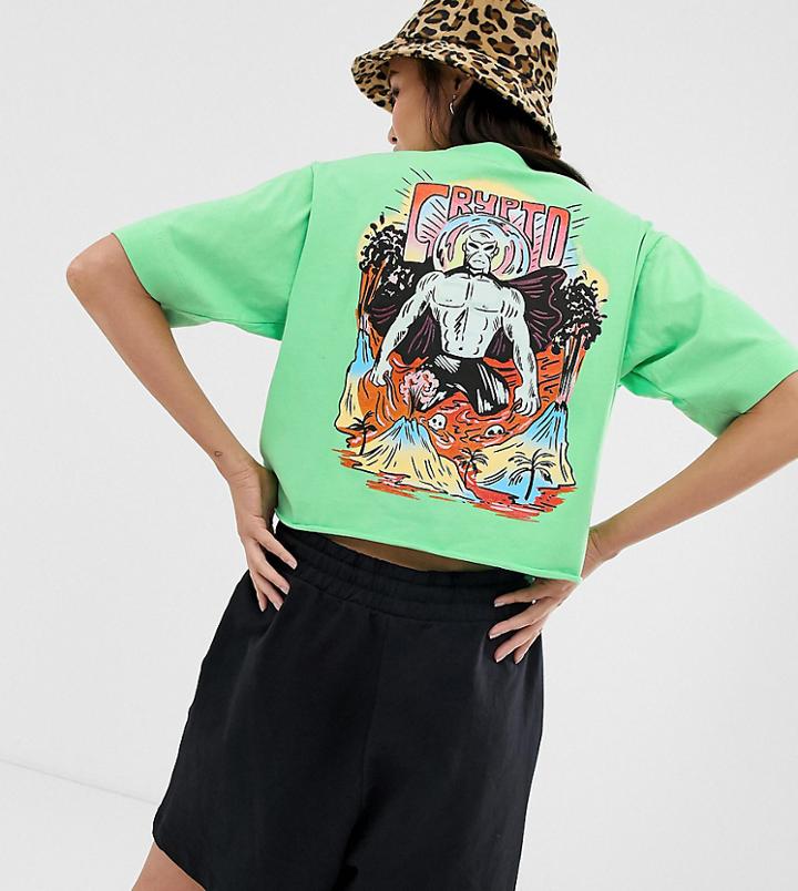 Collusion T-shirt With Back Print - Pink