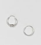 Designb Nose Hoops In Sterling Silver Exclusive To Asos - Silver
