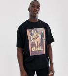 Asos Design Tall Kill Bill Oversized T-shirt - Black