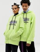 Collusion X Motocross Unisex Hoodie With Front Print - Green