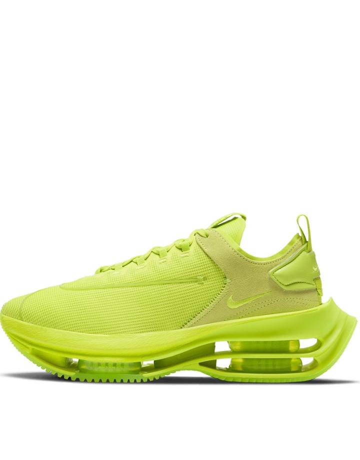 Nike Zoom Double Stacked Sneakers In Cyber-green