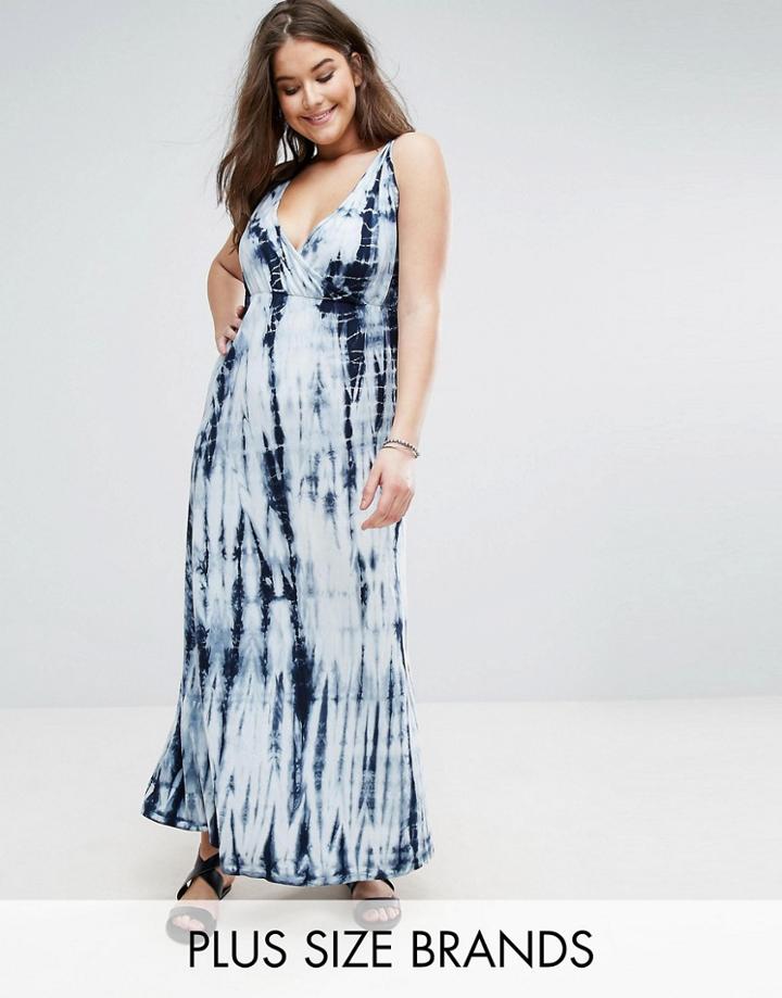 Junarose Tie Dye Maxi Dress - Multi