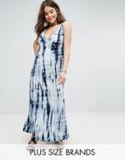 Junarose Tie Dye Maxi Dress - Multi
