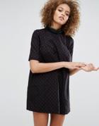 Sister Jane Hidden Oracles Shift Dress - Black