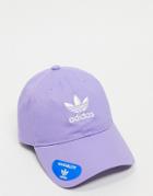 Adidas Originals Relaxed Strapback Cap-purple