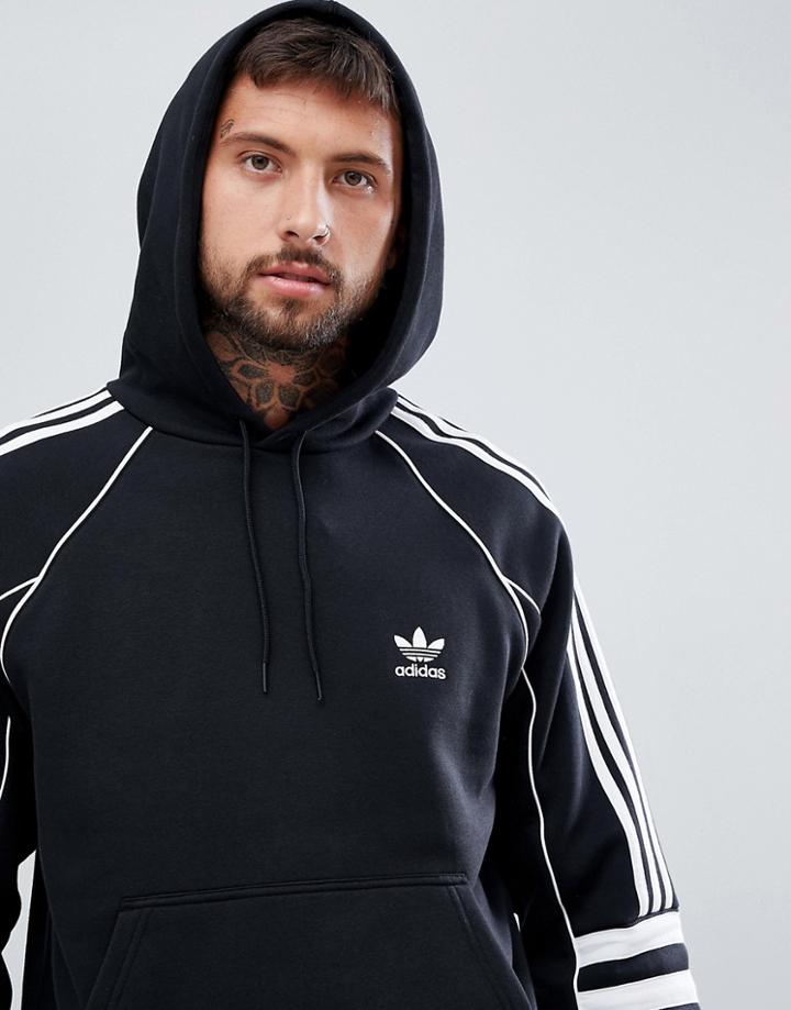 Adidas Originals Authentic Hoody In Black Dh3851 - Black