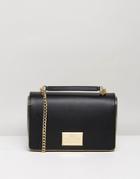 Love Moschino Shoulder Bag With Chain Detailing - Black