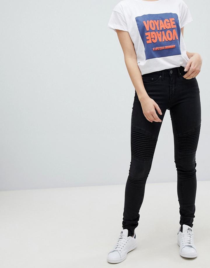 Blend She Bright Biker Skinny Jeans - Green