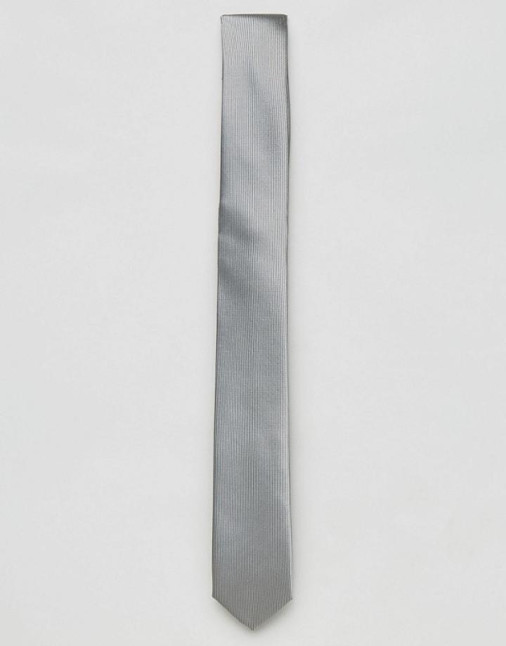 Devils Advocate Plain Gray Tie - Gray