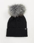 The North Face Oh-mega Fur Beanie In Black