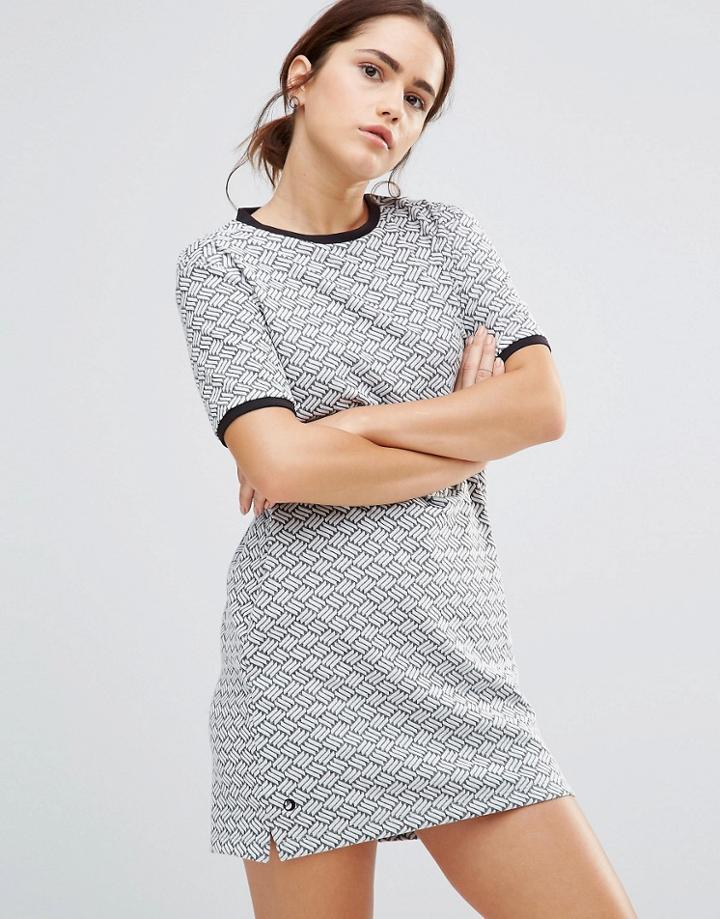 Uncivilised Beatnik Dress - Gray