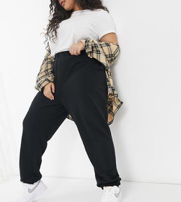 Only Curve Sweatpants In Black