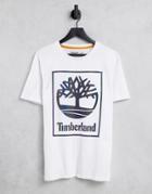 Timberland Nl Sky Graphic T-shirt In White