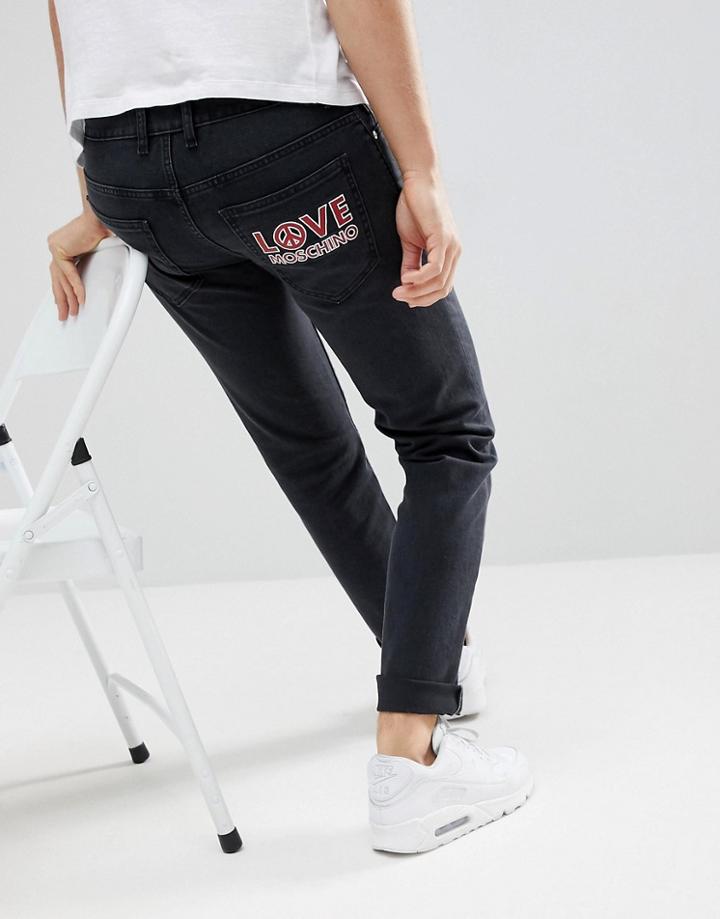 Love Moschino Regular Fit Jeans - Blue
