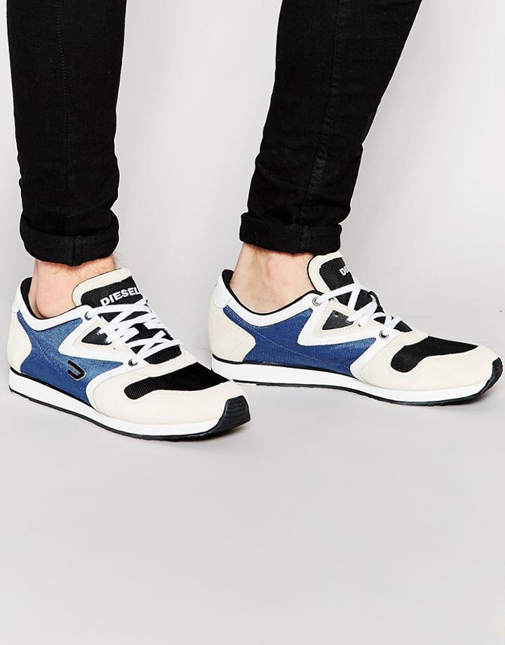 Diesel Boojik Runner Sneakers - Blue