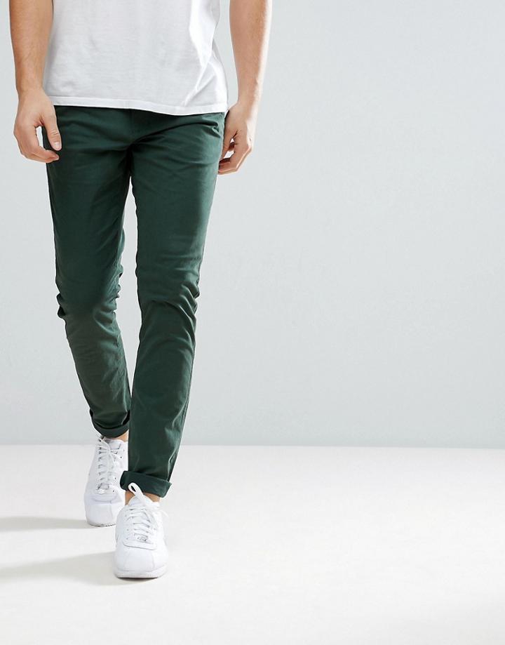 Dr Denim Chinos Heywood Slim Tapered Fit - Green