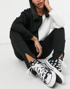 Only Leggings With Ankle Zips In Black