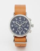 Timex Weekender Chronograph Military Strap Watch - Tan