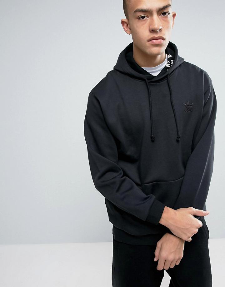 Adidas Originals New York Pack Graffiti Hoodie In Black Bk7185 - Black