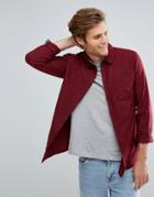 Blend Regular Fit Plain Shirt - Red