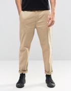 Lindbergh Chino With Drop Crotch In Sand - Stone