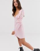 For Love & Lemons Emanuelle Swing Dress In Pink - Pink