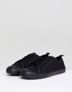 New Look Black Sneaker - Black