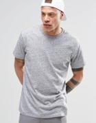 Cheap Monday Standard T-shirt Stripe Melange Gray - Spot Melange