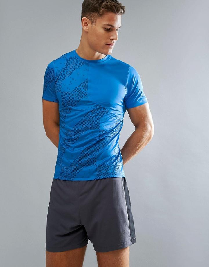 Asics Lite Show Running Top In Blue 146617-1186 - Blue
