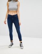 New Look Supersoft Skinny Jeans - Blue