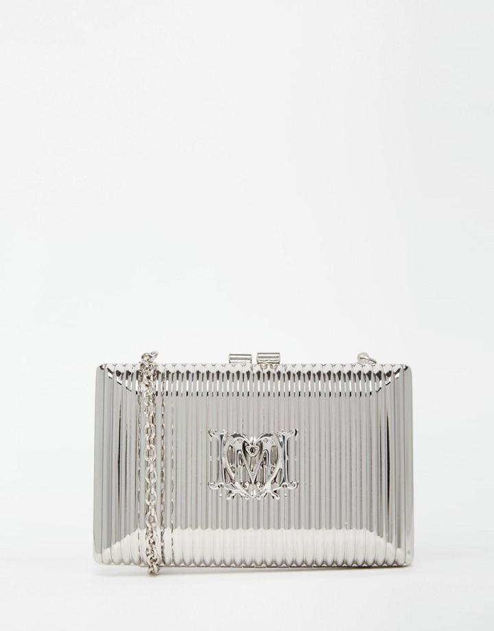 Love Moschino Box Clutch Bag - Gold