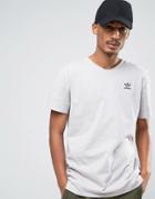 Adidas Originals Fallen Future Boxy T-shirt In Gray Br1819 - Gray