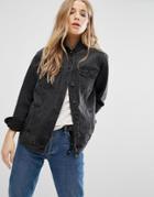 New Look Denim Jacket - Black