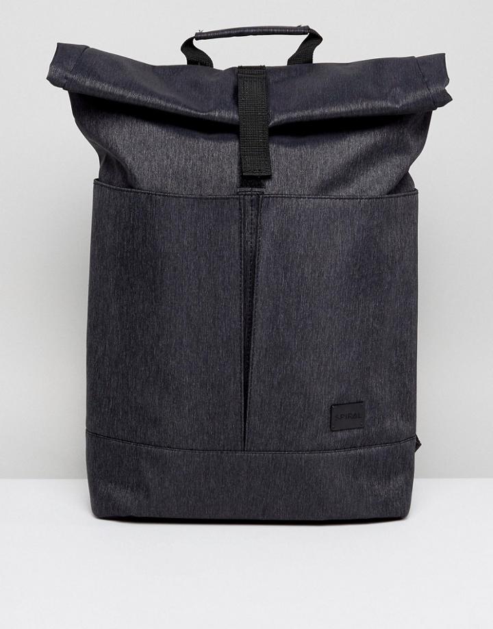 Spiral Rolltop Backpack Detroit - Gray