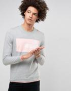Love Moschino Pastel Logo Sweater - Gray