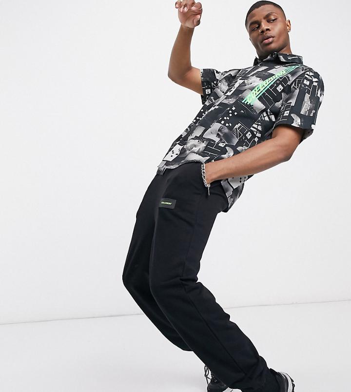 Collusion Branded Sweatpants In Black