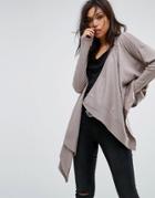 Bolongaro Trevor Wrap Knit Cardigan - Gray