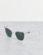 Vans Hip Cat Eye Sunglasses In White