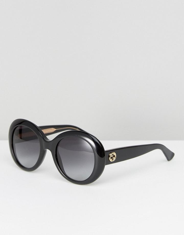 Gucci Oversized Sunglasses - Black
