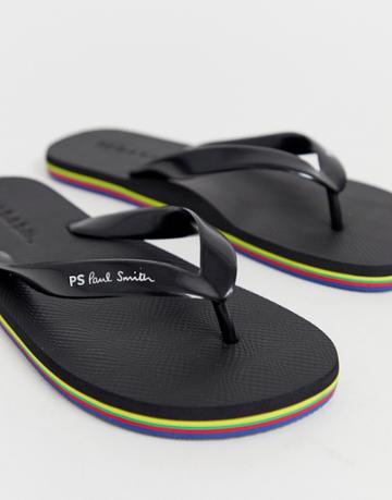 Ps Paul Smith Dale Flip Flops Black