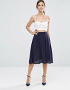 Love Midi Skirt - Navy