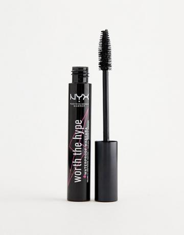 Nyx Professional Makeup Worth The Hype Waterproof Mascara - Black - Black