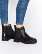 Rule London Chunky Leather Chelsea Boots - Black