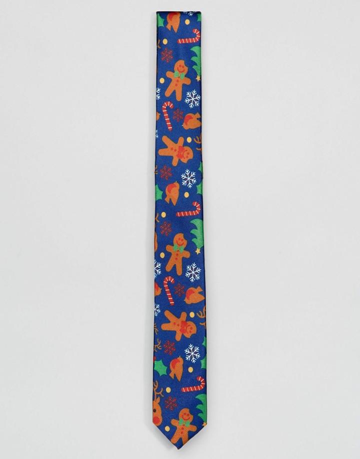 Ssdd Holidays Print Tie - Multi