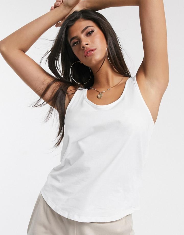 Asos Design Ultimate Organic Cotton Tank In White