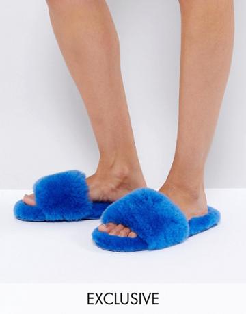 Ozlana Fruit Slider Slipper - Blue