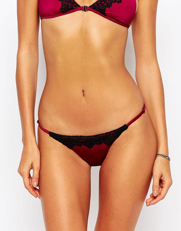 Blue Life Stargazer Bikini Bottoms - Black Dahlia