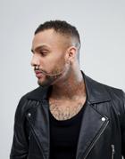 Asos Faux Nose & Earring Piercing With Faux Pearl Charm - Gold