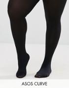 Asos Curve Super Stretch New And Improved Fit Tights 90 Denier Tights - Black