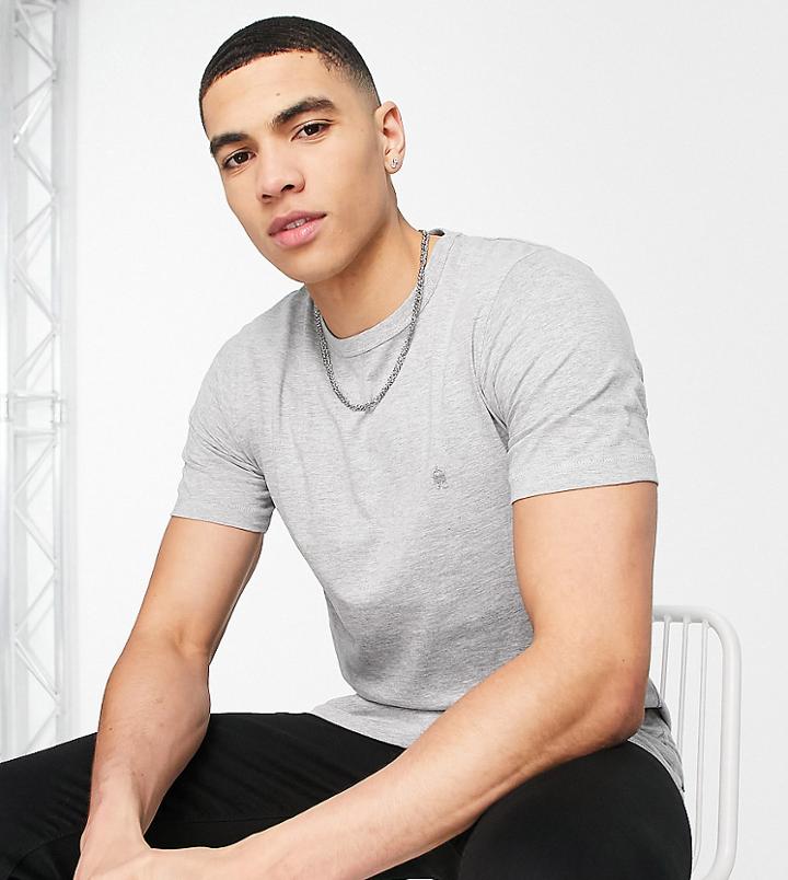 French Connection Tall Essentials T-shirt In Gray
